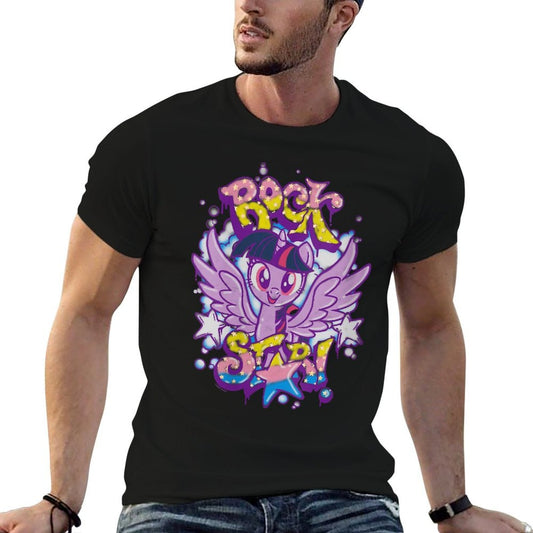 My Little Pony Friendship Is Magic Twilight Sparkle Rock! Rolled Sleeves T-Shirt