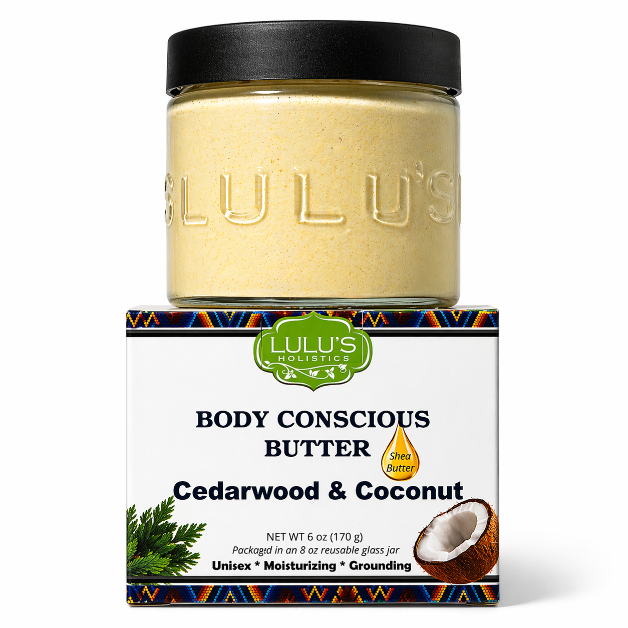 Cedarwood & Coconut Whipped Body Butter – Soothing, Nourishing Skin Care