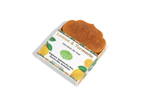 Lemon Turmeric Shea Butter Bar Soap โ Brightening Cleanse