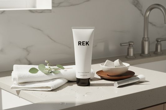 Micro-Derm Cleanser โ Exfoliating & Renewing | REK Cosmetics