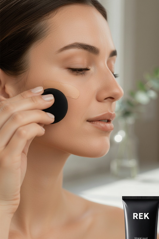 Mineral Liquid Powder Foundation with SPF 15 | REK Cosmetics โ Multiple Shades