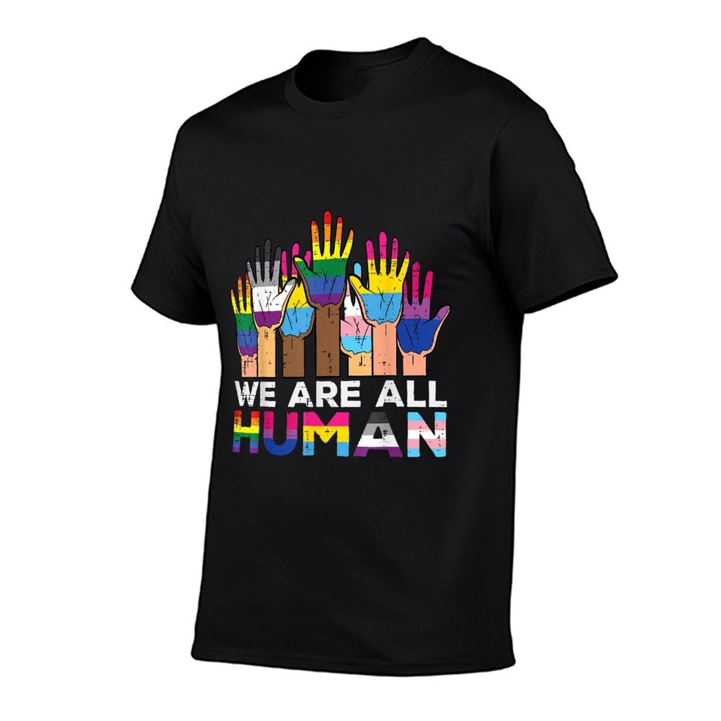 LGBT Hands We Are All Human Pride Month Gay Rights Men Women  Soft T-Shirt