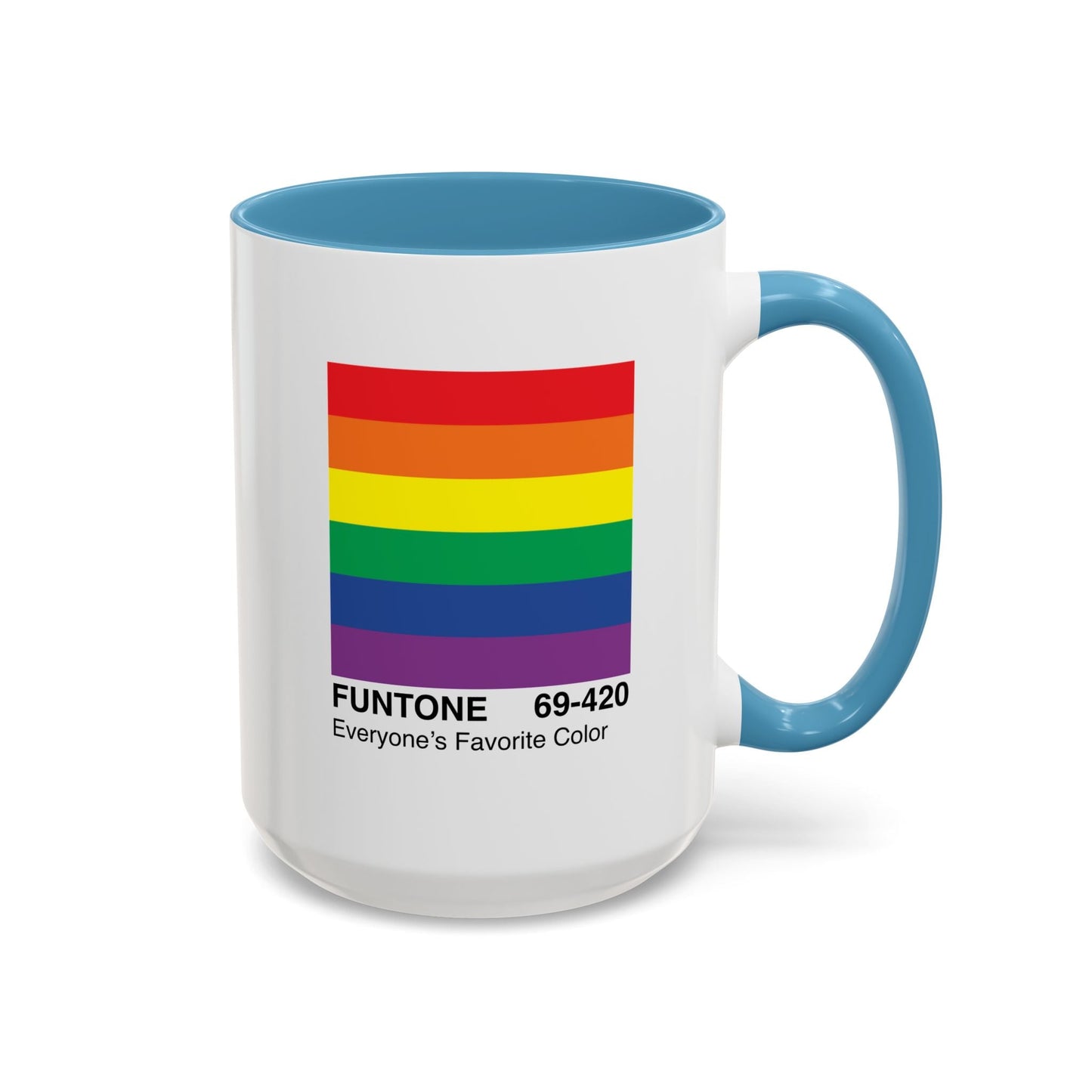 Bespattered Facade Everyone's Favorite Color "Funtone" Chip Mug | Eight Colors | 11oz or 15oz