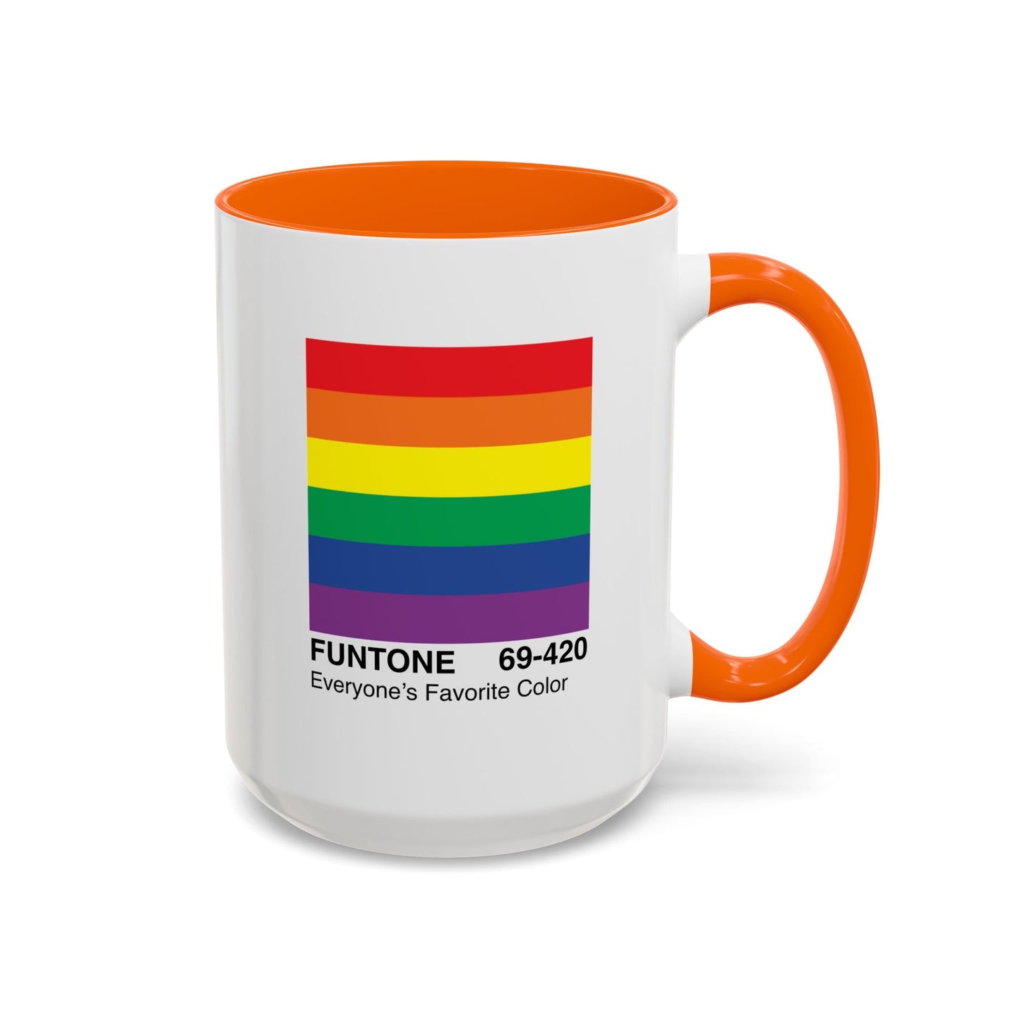 Bespattered Facade Everyone's Favorite Color "Funtone" Chip Mug | Eight Colors | 11oz or 15oz