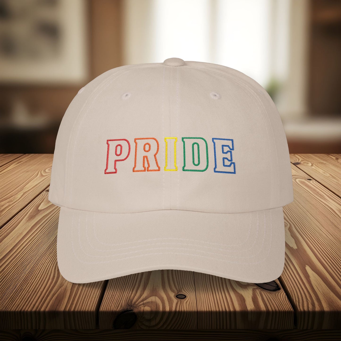 Bespattered Facade Rainbow LGBTQ+ Pride Embroidered Hat | 10 Colors