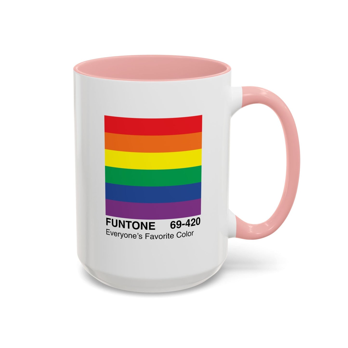 Bespattered Facade Everyone's Favorite Color "Funtone" Chip Mug | Eight Colors | 11oz or 15oz