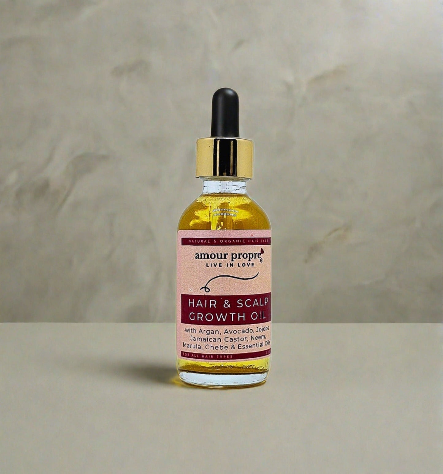 Organic Chebe Hair Growth Oil with Avocado and Argan Oils