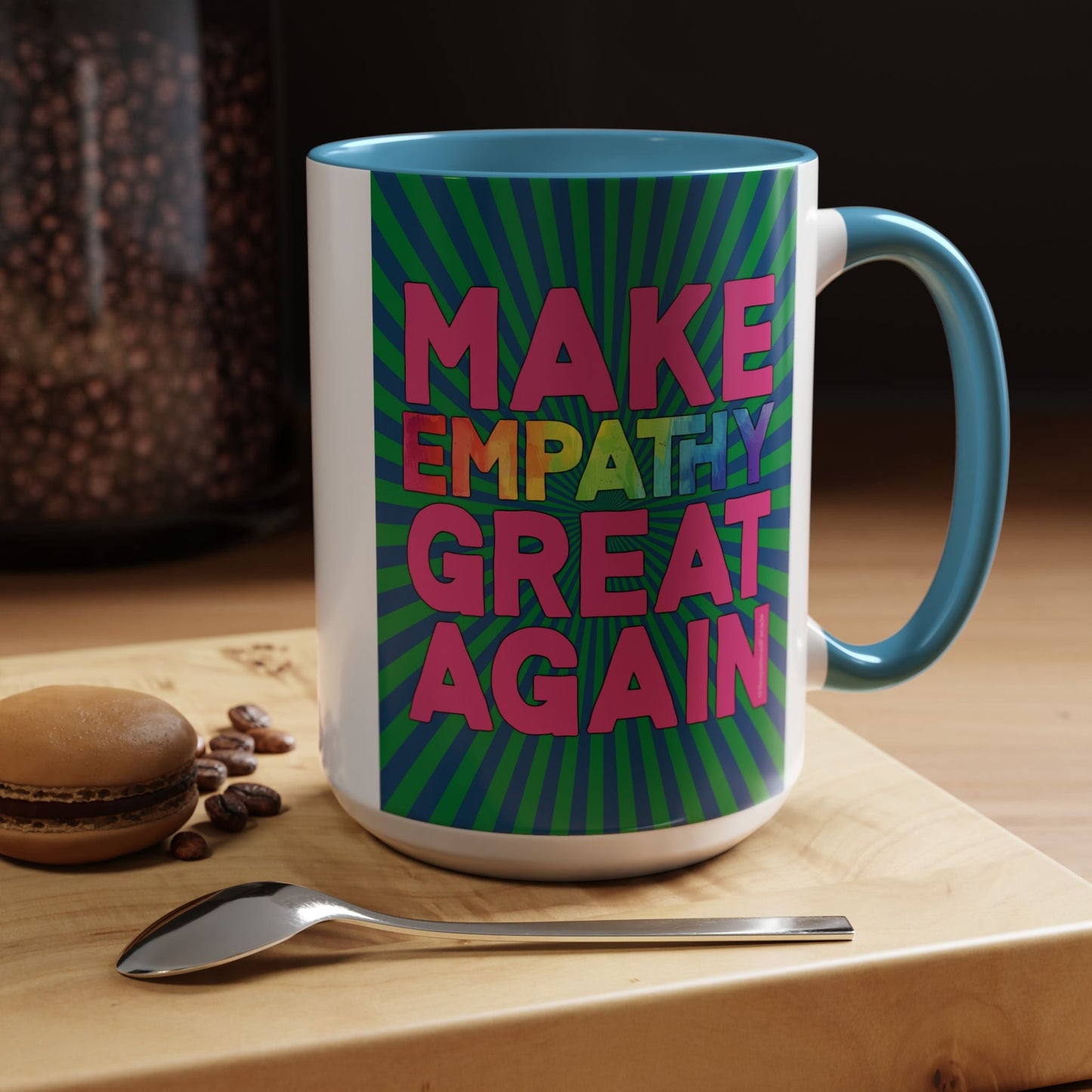 Bespattered Facade Make Empathy Great Again Colorful Rainbow Mugs | Eight Colors | 11oz or 15oz