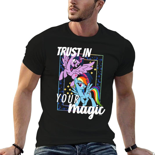 Kids My Little Pony Friendship Is Magic Twilight & Rainbow Sassy High-quality Stitching T-Shirt