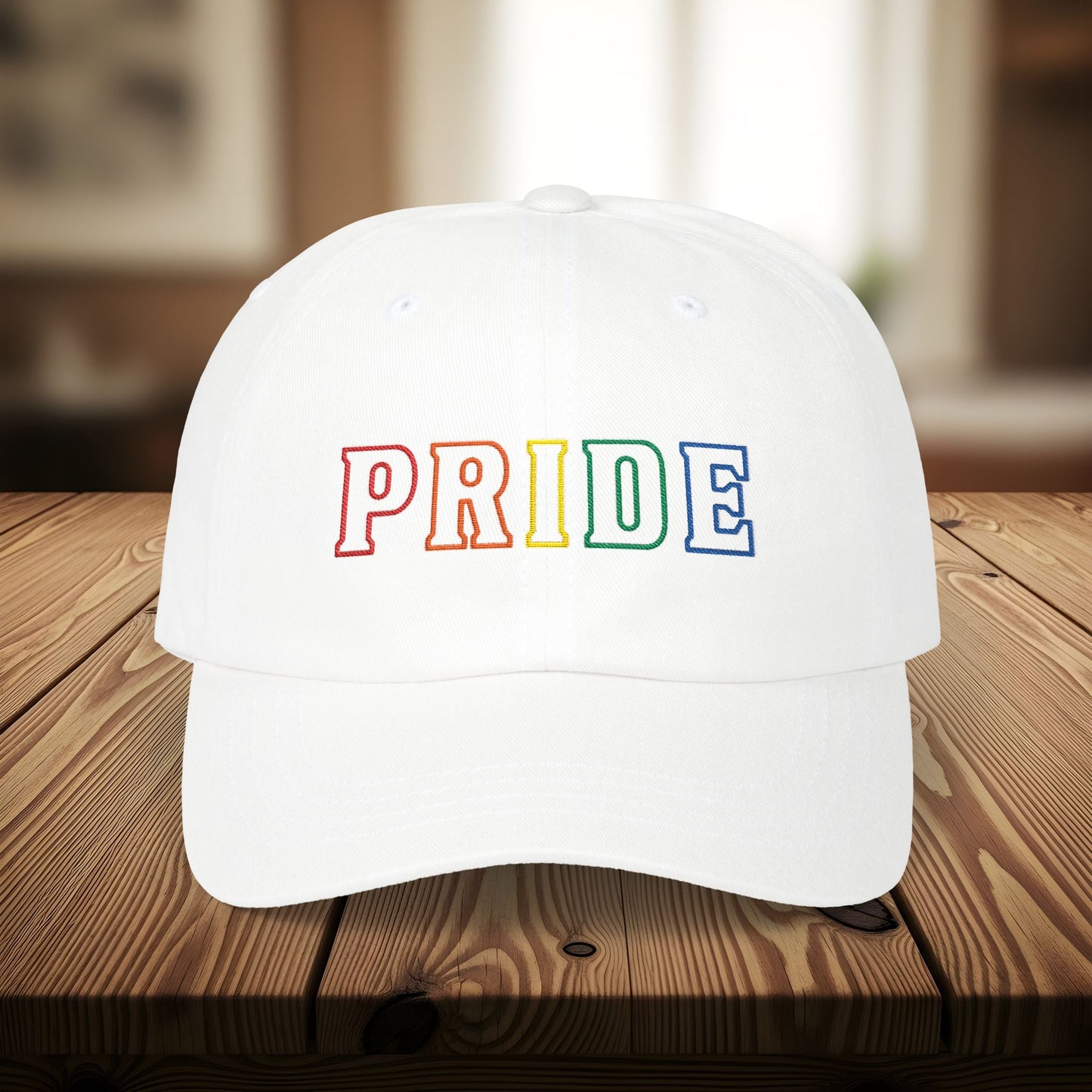 Bespattered Facade Rainbow LGBTQ+ Pride Embroidered Hat | 10 Colors