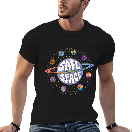 Safe Space Equal Rights Rainbow LGBT Gay Lesbian Trans Pride  Classic T-Shirt