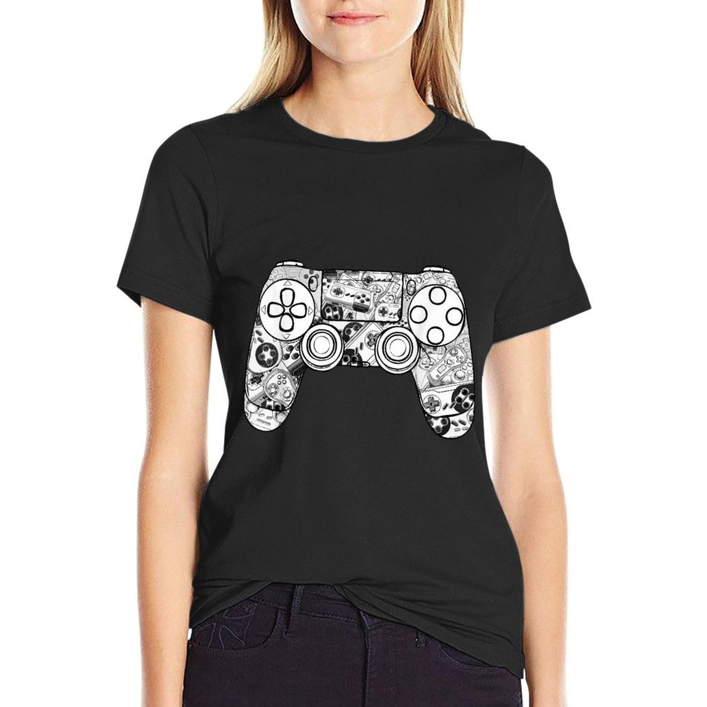 Gamer Gamings For Men Boys Video Game Controller  Easy-care T-Shirt