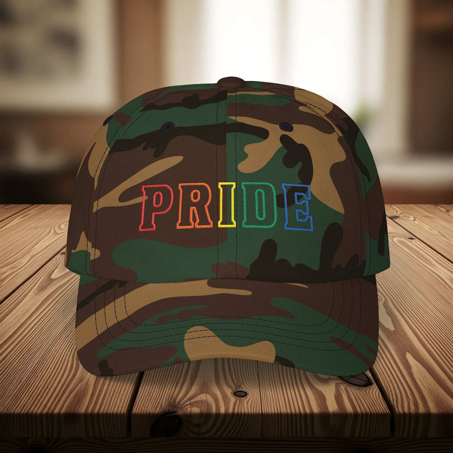 Bespattered Facade Rainbow LGBTQ+ Pride Embroidered Hat | 10 Colors