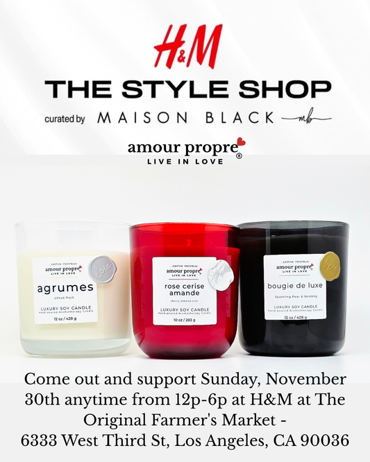 bougie de luxe handpoured Luxury Soy Candle - 12oz