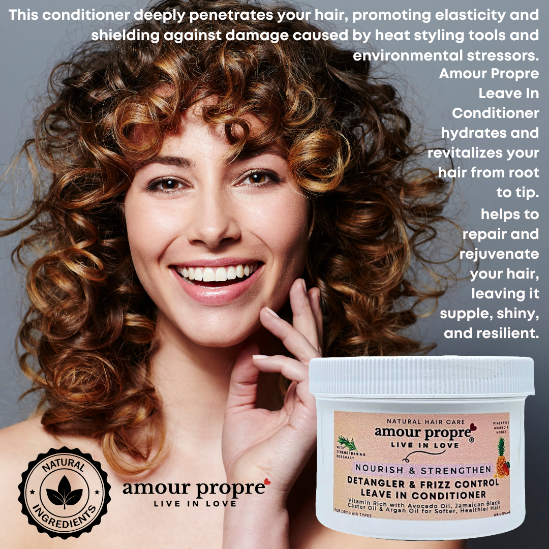 Leave in Conditioner, Detangler, and Frizz Control