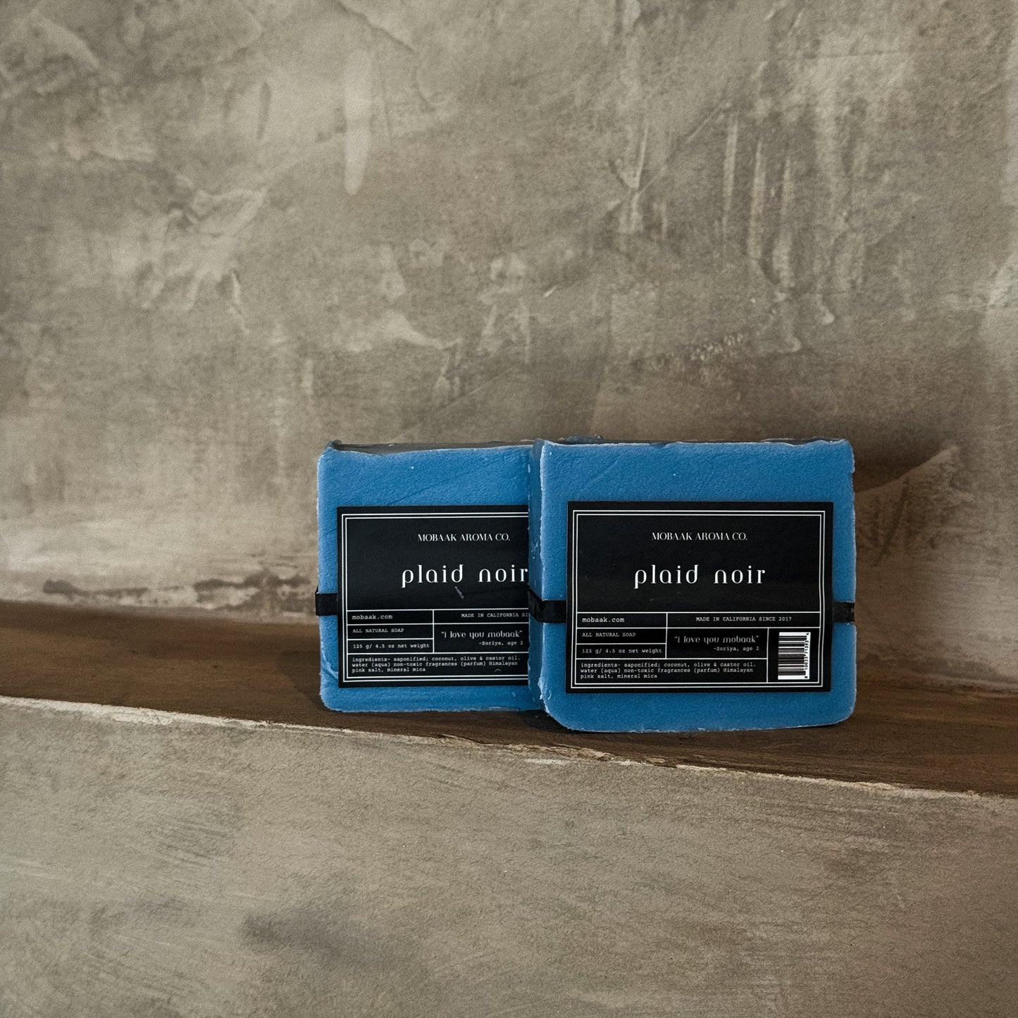 Plaid Noir Natural Soap