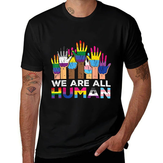 LGBT Hands We Are All Human Pride Month Gay Rights Men Women  Soft T-Shirt