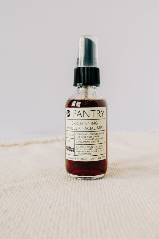 Brightening Hibiscus Facial Mist - Anti-Aging Toning Spray